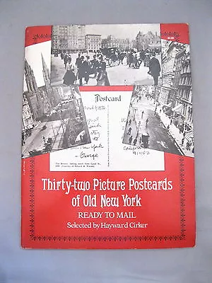 Vintage Old New York Postcards~32 Postcard Booklet~1976~h Cirker~photo~unused • $14.99