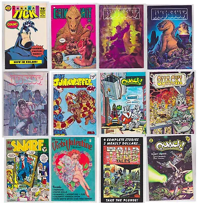 Indie Comix Lot 15 Issues Hot Stuf Quack Snarf Tick Corben Jaxon Bode Fantagor • $10.50