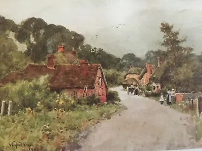£4.50 • Buy Antique Print 1909 Chilbolton Test Valley Hampshire Wilfrid Ball Painting Print