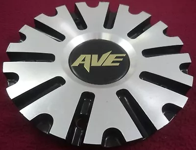 AVE Wheels Silver / Gloss Black Custom Wheel Center Cap # C004902B/M (1) • $59.95