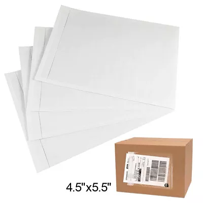 100-1000 Packing List Envelopes 4.5 X5.5  Pouches Invoice Enclosed Adhesive Bags • $7.58