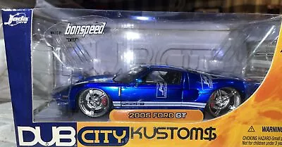 Dub City Kustoms By Jada Toys 2005 Ford GT 1:24 Die Cast • $30