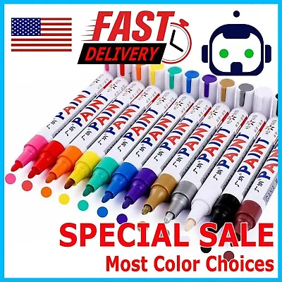 Waterproof Permanent Paint Marker Pen For Car Tyre Tire Tread Rubber Metal Pen • $2.99