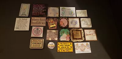 Lot Of 20 Refrigerator Magnets With Inspirational Messages • $12.34