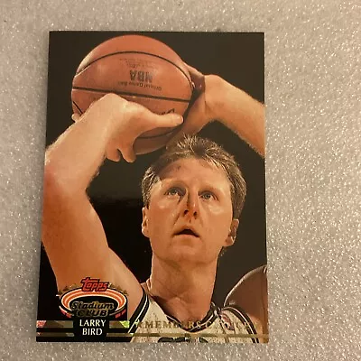 1992-93 Topps Stadium Club Members Choice #194 Larry Bird Boston Celtics NBA • $4.98