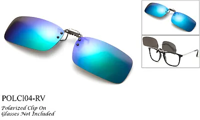 Polarized Clip On Sunglasses Flip Up Glasses Glare Blocking Lens UV Protection  • $9.95