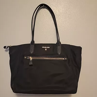 Michael Kors Kelsey Large Nylon Tote Bag Black • $59.99