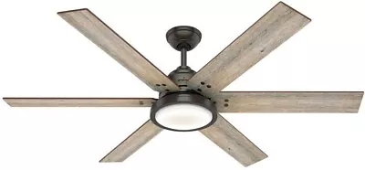 Hunter 70  Noble Bronze 6 Blade LED Light Wall Control Ceiling Fan • $349