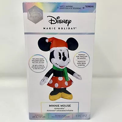 Disney Minnie Mouse Christmas Tabletop Inflatable 22” • $22