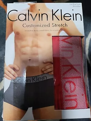 Genuine Calvin Klein CK Trunk Boxer Underwear Men XL X-Large Size Red Cotton • $24.99