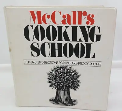 McCalls Cooking School Step By Step Directions For Mistake Proof Recipes    TF • $25.19
