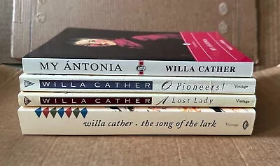 WILLA CATHER My Antonia O Pioneers! Song Of The Lark Lost Lady : 4 Paperback Lot • $11.95