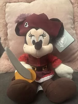 Disney Parks Pirate Minnie Mouse Plush Net • £5.99