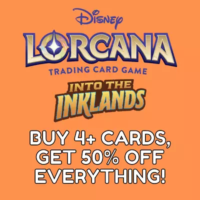 Disney Lorcana - Into The Inklands Singles | BUY 4+ CARDS = 50% OFF EVERYTHING! • £0.99
