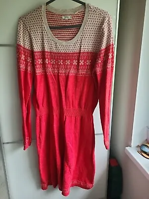 £12 • Buy Womens Fat Face Fairisle Knitted Dress Uk12