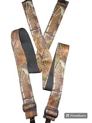 Men's Realtree Camo 2  Adjustable Suspenders With Clips SMALL • $15.99