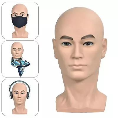 Professional Cosmetology Male Mannequin Head Model For Display Headset • $25.60