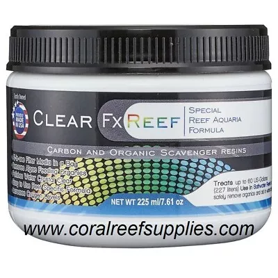 Blue Life USA Clear Fx Reef 225ml All In One Media Carbon Marine Tank • £204.99