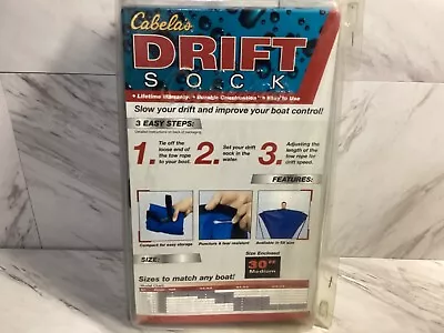 Cabela's DRIFT SOCK Medium 30  12'-18' Boats ~ NEW • $29.97