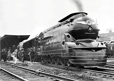 Pennsylvania Railroad Photo PRR 3768 Steam Locomotive Pacific 4-6-2 Train 8 X 10 • $8.32