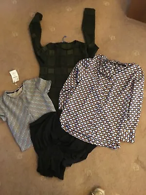 Ladies Clothes Bundle Zara Size Medium M 10 Dress Blouse Tops New • £12