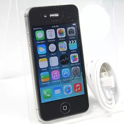  Apple IPhone 4 A1349 (Verizon) 3G Smartphone CDMA - Black 16GB - IOS 7.1.2  • $64.99