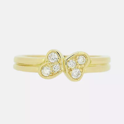 Cartier Six Stone Diamond Love Heart Ring - 18ct Yellow Gold • £1265