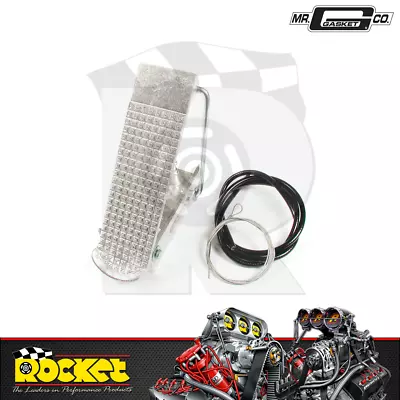 Mr. Gasket Floor Mounted Throttle Pedal W/ 48 Cable - MG3842G • $146.72