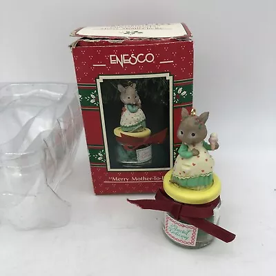 Enesco Ornament 1991 Merry Mother To Be Pregnant Mouse Baby Pickles.  • $23.95