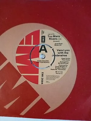 Vera Lynn With The Jordanaires - Too Many Rivers (EMI 2684 DEMO) • $6.31