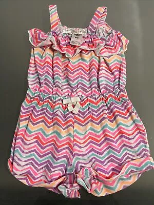 Oshkosh Girls Sleeveless Fluoro Colour Jumpsuit Size 6months • $3