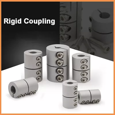 CNC Shaft Coupling Rigid Clamp Coupler Joint Connector 3D Printer Alum 4mm-30mm • $2.85