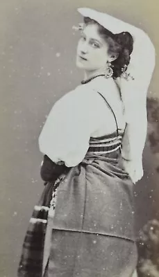 Actress Singer? Fashion Theatre CDV 1860/70s Photo Disderi • £13.95