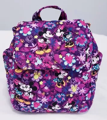 Vera Bradley Disney Mini Backpack Mickey & Minnie's Sweet Floral EXACT ONE NWT • $75