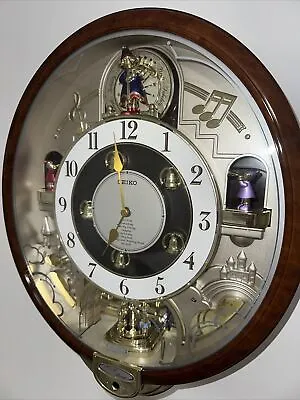 Seiko Melodies In Motion Wall Clock 7 Beatles Songs • $100