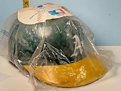 1969 Oakland Athletics Souvenir Batting Helmet Sports Products Y/Green Version • $17.34