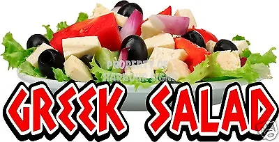 Greek Salad Decal 14  Concession Cart Restaurant Food Truck Vinyl Menu Sticker • $14.95