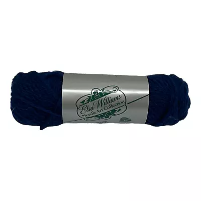 Elsa Williams Needlepoint Yarn Wool 40 Yard Skein #500 06 Blue Made In USA • $4.99