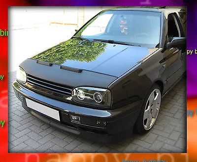 CAR HOOD BONNET BRA Fit VW Golf 3 MK3  NOSE FRONT END MASK TUNING • $53