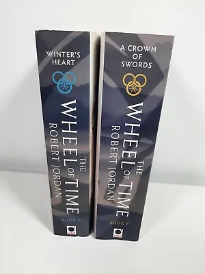 The Wheel Of Time By Robert Jordan Books 7+9 A Crown Of Swords - Winter's Heart • $24.99