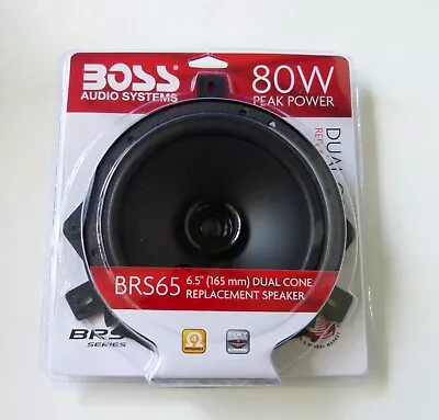 Boss Audio Systems BRS65 80W Peak 6.5  Dual Cone Replacement Speaker NIP • $5.75