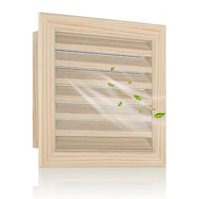 12  X 12  Premium Wood Gable Vent - Innovative Screen Replacement Paintable F... • $48.56