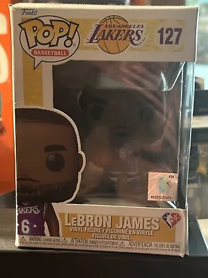 Lebron James Los Angeles Lakers NBA 75th Anniversary FUNKO POP!#127 Unopened NIB • $8.99