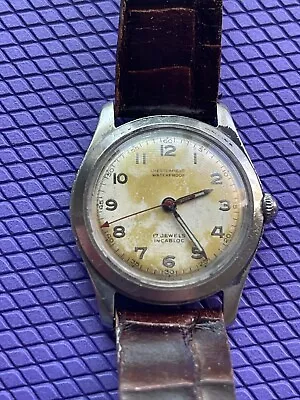Men's CHESTERFIELD Steel MILITARY STYLE WRISTWATCH • $40