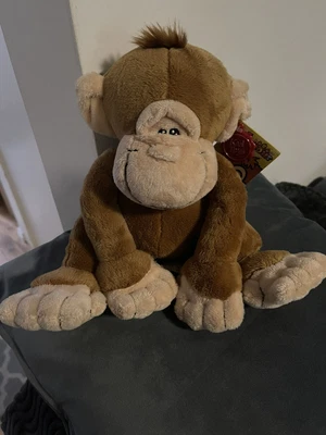 £10.99 • Buy Keel Toys Marcel The Monkey Beanie  Sits 8 Inches New With Tags