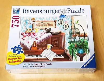 Ravensburger Piano Cat Jigsaw Puzzle 750 Piece Large Format NEW IN BOX 16800 • $19.75