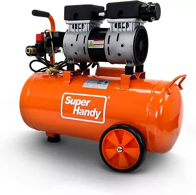 SUPERHANDY-GUT106 Ultra Quiet 6.3 Gal 120 PSI Air Compressor W/ Pressure Gauge • $149.95