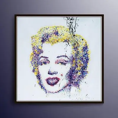 Marilyn Monroe 35  Original Handmade Oil Painting Figure Painting Pop Art Item • $580