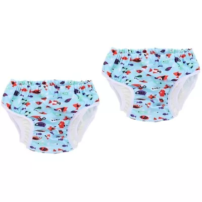  2 Pieces Swim Diaper Size 5 Swimming Training Pants Toddler Diapers • £13.32