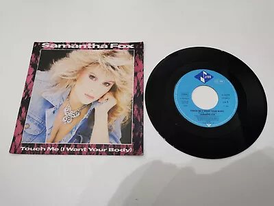 Samantha Fox Touch Me 7  Vinyl Record Very Good Condition • £3.75